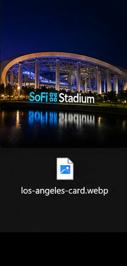 Los Angeles SoFi Stadium Semifinals 2026