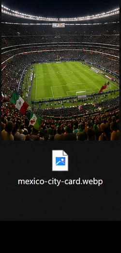 Mexico City Estadio Azteca Opening Match 2026